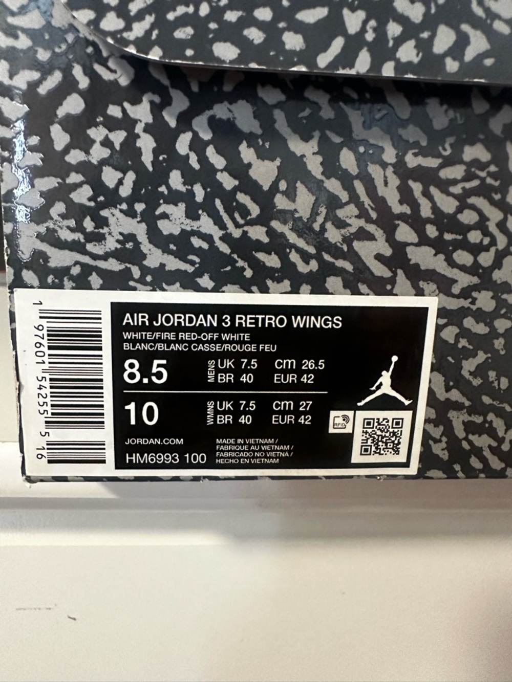 Air Jordan 3 Retro Wings - Picture 2 of 13
